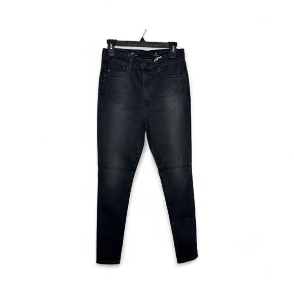 AG Adriano Goldschmied Mila Super High-Rise Skinny Jeans Washed Black Size 29 - Picture 7 of 8